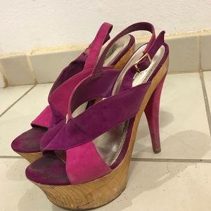 Duo colored heels